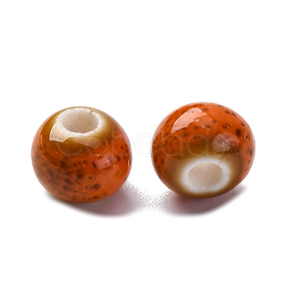 Bright Glazed Porcelain Beads PORC-D300-A41-1