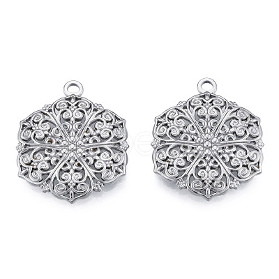 Non-Tarnish 201 Stainless Steel Pendants STAS-N098-206P-1