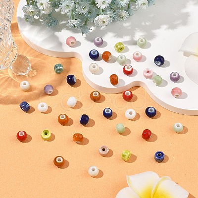 Handmade Porcelain Beads PORC-YW0001-72-1