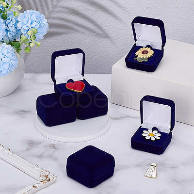 Square Velvet Badge Display Boxes CON-WH0095-172A-1