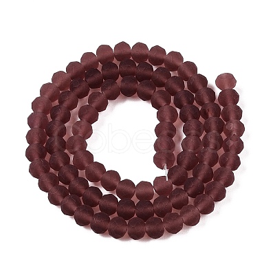 Transparent Glass Beads Strands EGLA-A044-T6mm-MD13-1
