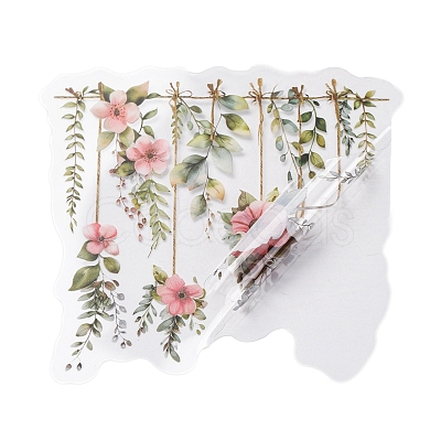 Scrapbooking Waterproof Sticker PET Decorative Stickers DIY-M076-04B-1
