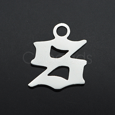 Non-Tarnish 201 Stainless Steel Charms STAS-S105-JA569-S-1