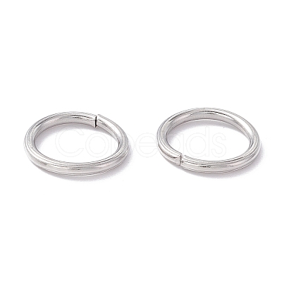 Non-Tarnish 304 Stainless Steel Open Jump Rings STAS-C040-01C-P-1