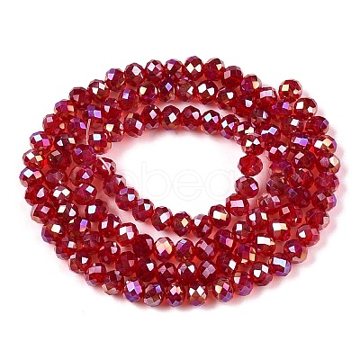 Electroplate Glass Beads Strands LS-EGLA-A044-T3mm-B01-1
