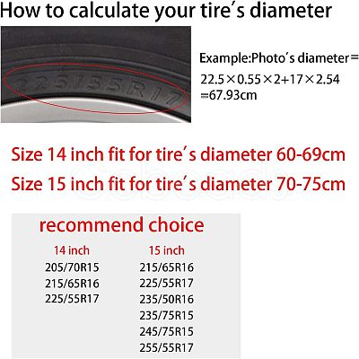 Polyester Tyre Cover AJEW-WH0225-019-1