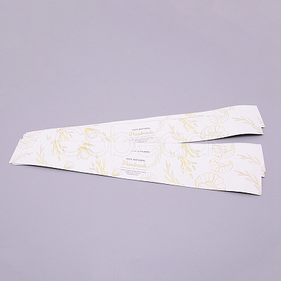 Handmade Soap Paper Tapes DIY-WH0221-82D-1