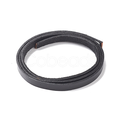 Flat Cowhide Leather Cord WL-XCP0001-09-1