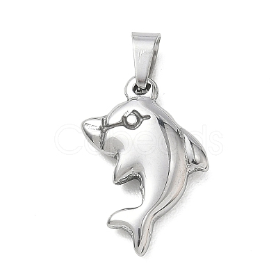 304 Stainless Steel Pendants STAS-B141-03H-P-1