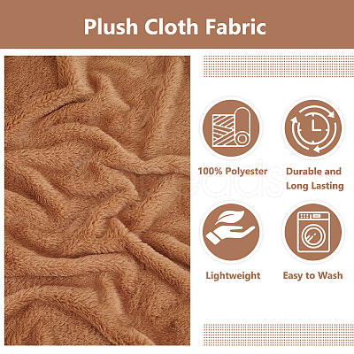 Plush Cloth Fabric DIY-WH0542-40B-1