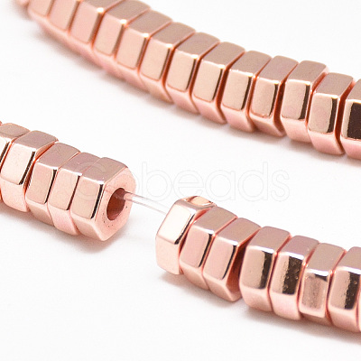 Electroplate Non-magnetic Synthetic Hematite Beads Strands G-Q465-32RG-1