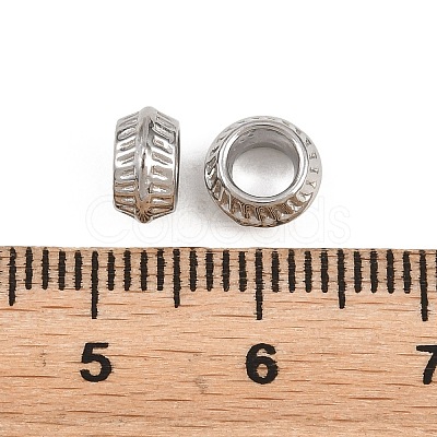 304 Stainless Steel Beads STAS-D394-02G-P-1