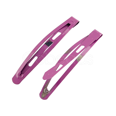 Spray Painted Iron Snap Hair Clip Findings PHAR-R089-02-1