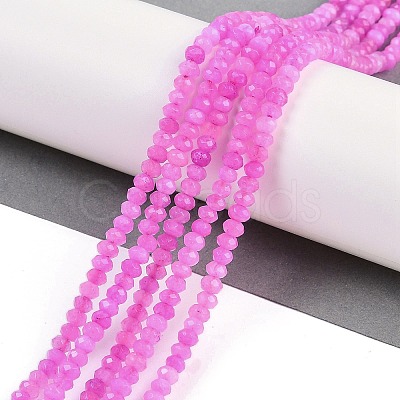 Natural White Jade Beads Strands X-G-Z069-01F-1