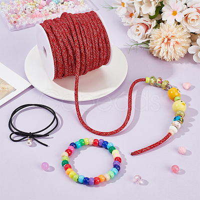 25M Sparkle Polyester Round Cord OCOR-BC0009-51C-1