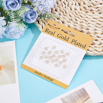20Pcs Brass Spring Ring Clasps KK-BBC0025-72B-1