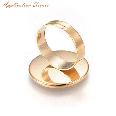 Blank 316 Surgical Stainless Steel Finger Ring Band STAS-C125-04G-1
