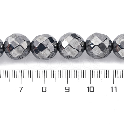 Synthetic Terahertz Stone Beads Strands G-P571-H01-01-1