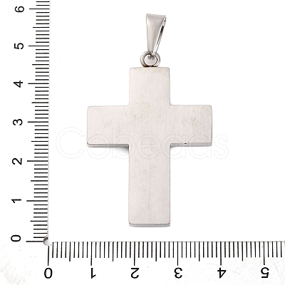 304 Stainless Steel Enamel Pendants STAS-P372-03P-1