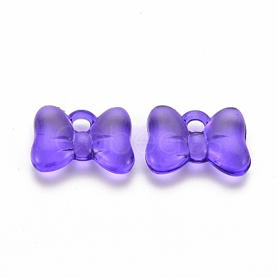 Transparent Acrylic Pendants TACR-T024-02BA-936-1