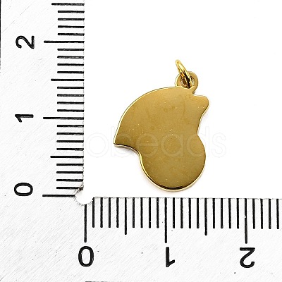 304 Stainless Steel Enamel Charms STAS-M121-11A-G-1