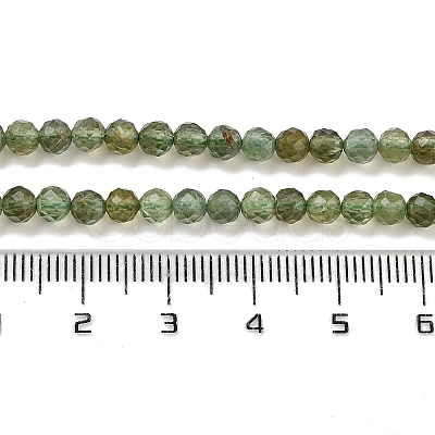 Natural Green Apatite Beads Strands G-G105-A01-03-1