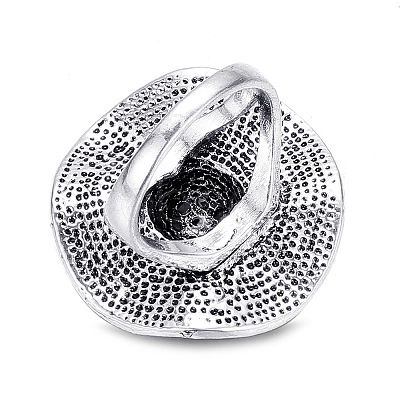 Alloy with Crystal Rhinestone Finger Rings FS-WG47CCC-06-1