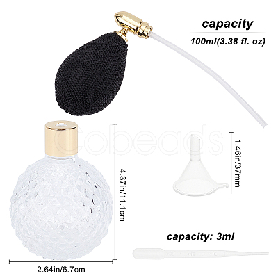 1Set Glass Openable Perfume Bottle MRMJ-GF0004-12C-1