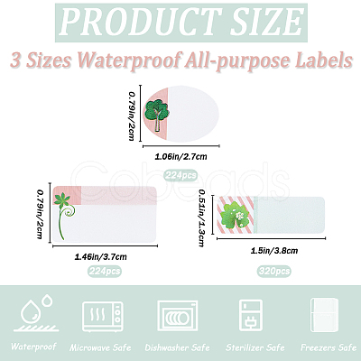 Self-Laminating Write-On Waterproof Baby Bottle Labels DIY-WH0504-25B-1