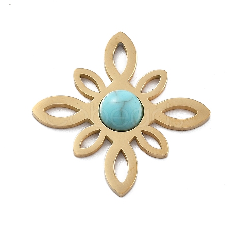 Synthetic Turquoise Pendants LS-STAS-I327-14G-03-1