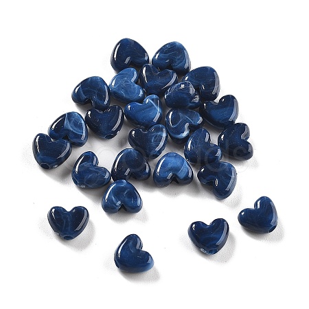 50Pcs Acrylic Beads OACR-S044-01B-1