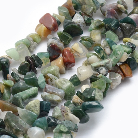 Natural Indian Agate Beads Strands G-P332-13-1