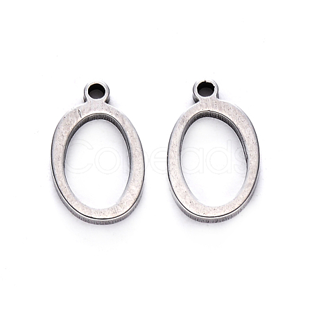 Tarnish Resistant 201 Stainless Steel Charms STAS-R105-O-1
