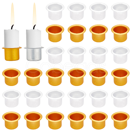 20Pcs 2 Colors Aluminum Candle Cup FIND-PH0004-53-1