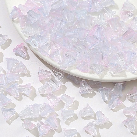 Baking Paint Transparent Glass Beads LS-GLAA-TAC0008-22-1