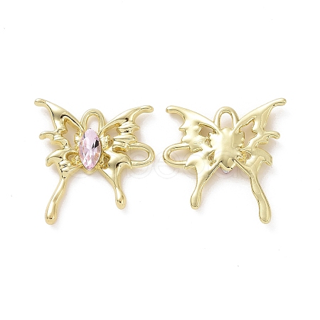 Rack Plating Alloy Connector Charms FIND-I037-19LG-03-1