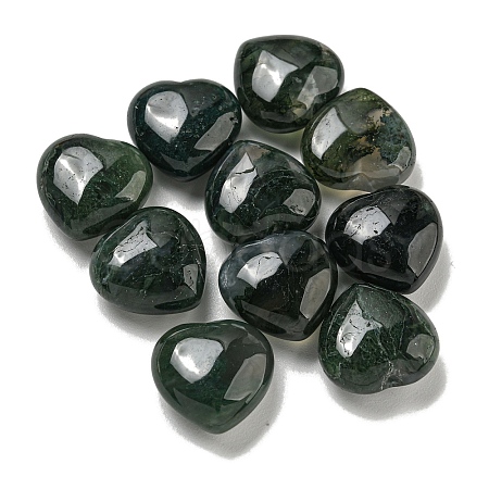 Natural Moss Agate Beads G-P531-A20-01-1