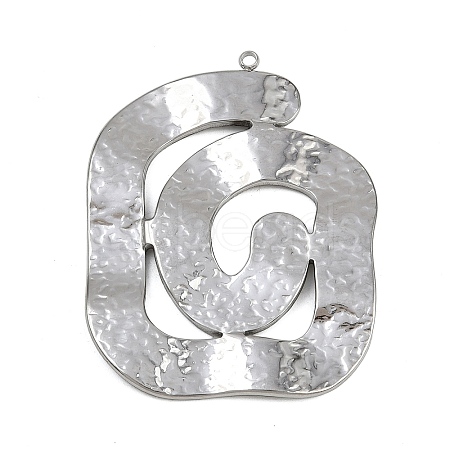 304 Stainless Steel Big Pendants LS-STAS-G363-02P-1