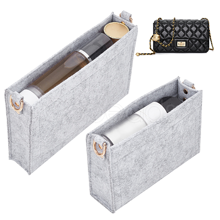 2Pcs 2 Style Wool Felt Bag Organizer Inserts FIND-WR0007-41C-1