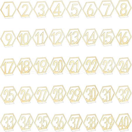 40Pcs Acrylic Display Holder Sets AJEW-NB0002-67-1