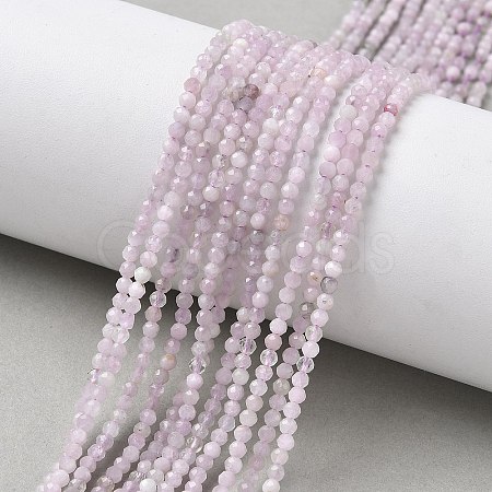 Natural Kunzite/Spodumene Beads Strands G-L651-C12-2mm-02-1