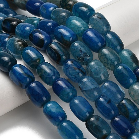 Natural Dragon Veins Agate Beads Strands G-D317-A01-04-1