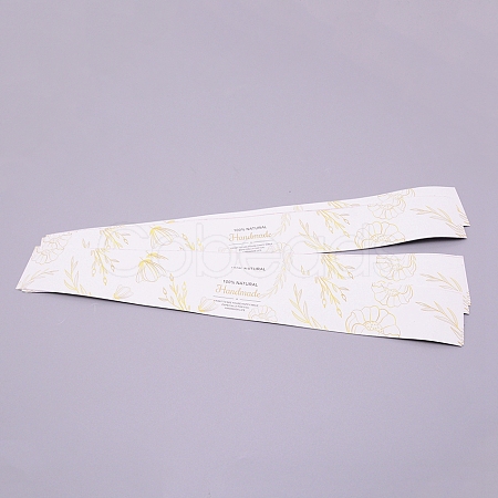 Handmade Soap Paper Tapes DIY-WH0221-82D-1