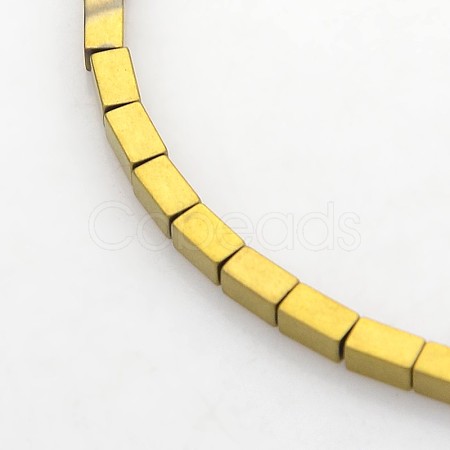 Electroplate Non-magnetic Synthetic Hematite Beads Strands G-J213A-06A-1