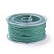 Macrame Cotton Cord, Braided Rope, with Plastic Reel, for Wall Hanging, Crafts, Gift Wrapping, Deep Sky Blue, 1.2mm, about 26.25 Yards(24m)/Roll