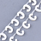 Freshwater Shell Beads, Top Drilled Beads, Letter.C, 10x8x3mm, Hole: 0.8mm