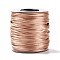 Nylon Cord, Satin Rattail Cord, for Beading Jewelry Making, Chinese Knotting, BurlyWood, 2mm, about 50yards/roll(150 feet/roll)