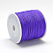 Nylon Thread, Chinese Knotting Cord, Mauve, 1mm, about 284.33 yards(260m)/roll