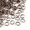 Aluminum Wire Open Jump Rings, Camel, 20 Gauge, 6x0.8mm, Inner Diameter: 5mm, about 2150pcs/50g