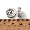 Brass Micro Pave Cubic Zirconia Beads KK-A270-02B-P-3